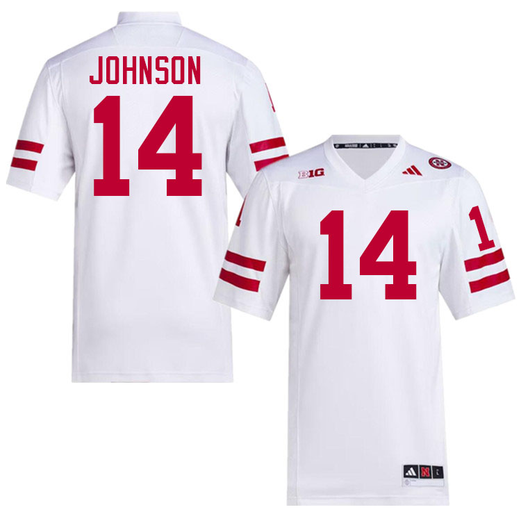 Rahmir Johnson Nebraska Jersey,Nebraska Cornhuskers Football Uniforms,Jersey-White